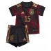 Tyskland Niklas Sule #15 Borta Kläder Barn VM 2022 Kortärmad (+ Korta byxor)